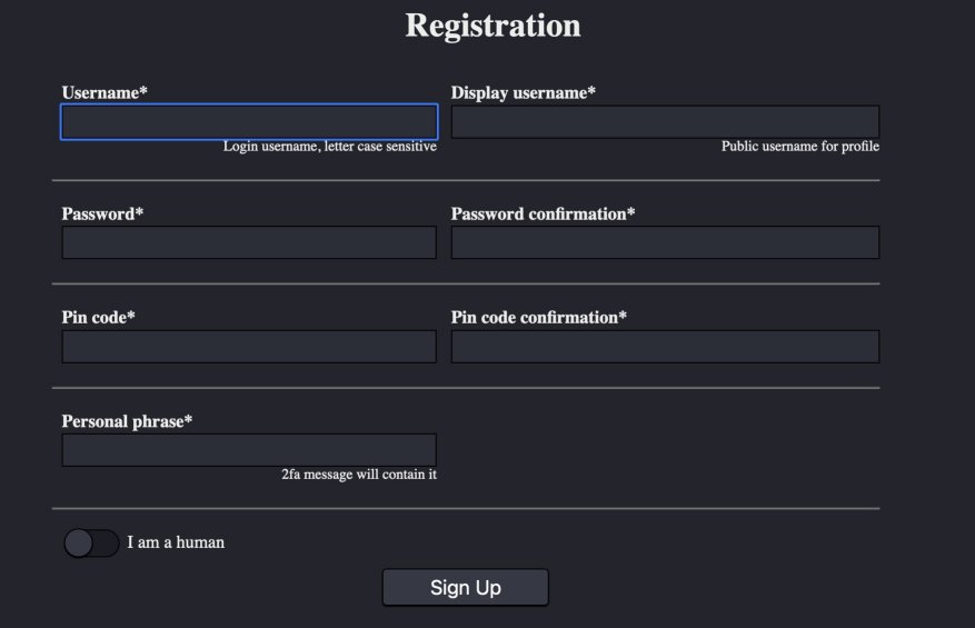 Screenshot of the DarkMatter Market interface